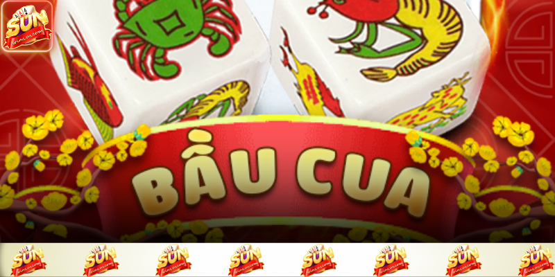 Giao diện bầu cua với các biểu tượng quen thuộc